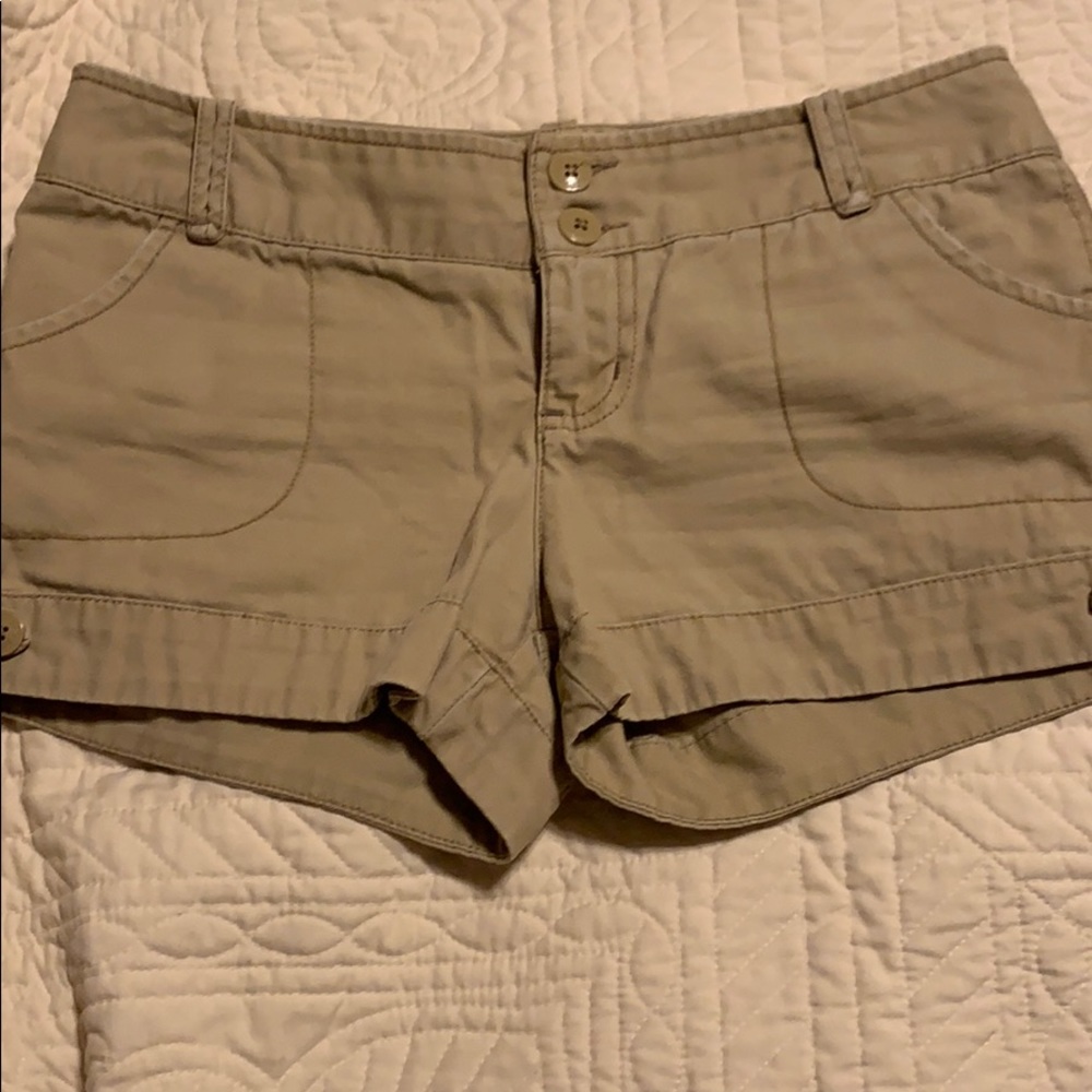 Mossimo Khaki shorts size one.